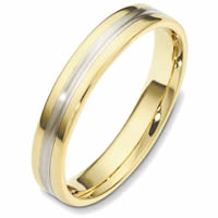 Item # 48543PE - Platinum & 18kt Classic Wedding Ring