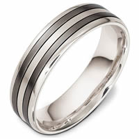 Titanium & Platinum Classic Wedding Ring