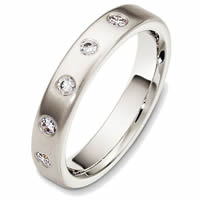 18K White Gold Diamond Wedding Band (0.20ct. tw.)
