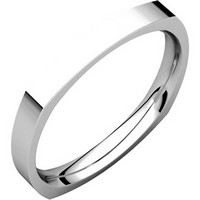 Square Classic Wedding Ring