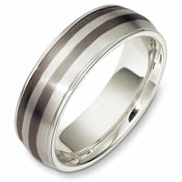 Titanium & 14kt Classic Wedding Ring