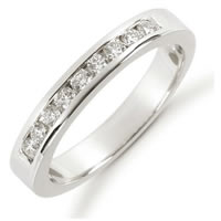 18K White Gold Diamond Anniversary Band  (0.27ct. tw.)