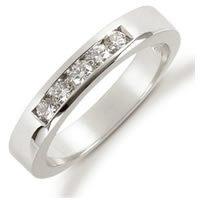 Palladium Diamond Anniversary Band  (0.25ct. tw.)