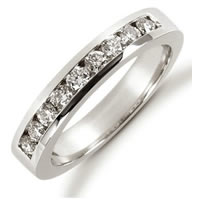 14K White Gold Diamond Anniversary Band  (0.45ct. tw.)