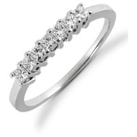 18K White Gold Diamond Anniversary Band  (0.35ct. tw.)