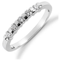 18K White Gold Diamond Anniversary Band  (0.25ct. tw.)