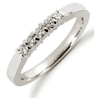 14K White Gold Diamond Anniversary Band  (0.25ct. tw.)