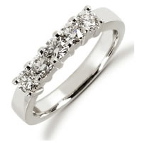 14K White Gold Diamond Anniversary Band (0.75ct. tw.)