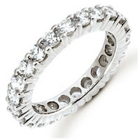 Platinum Diamond Eternity Band  (Over 0.51ct. tw.)