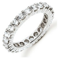 Palladium-Diamond Wedding Rings