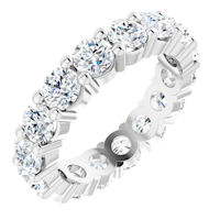 18Kt White Gold Diamond Eternity Band (Over 3.20ct. tw.)