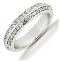 14Kt White Gold Diamond Eternity Band  (Over 0.82ct. tw.)