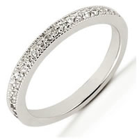 18Kt White Gold Diamond Anniversary Band  (0.25ct. tw.)