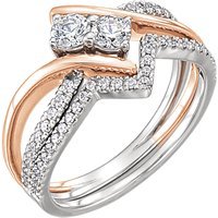 Item # 657888AB - Engagement Ring and Matching Band