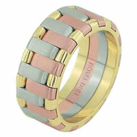 Item # 68659102 - 14 Kt Tri-Color Wedding Ring