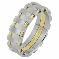 Item # 68678010 - 14 Kt Two-Tone Gold Wedding Ring