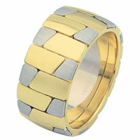 Item # 68709010 - 14 K Two-tone Wedding Ring