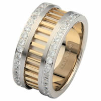 Item # 68719010D - 14 K Two-Tone Diamond Eternity Ring