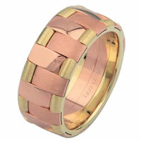 Item # 6872212E - Yellow-Rose Gold Wedding Ring Eternally Together