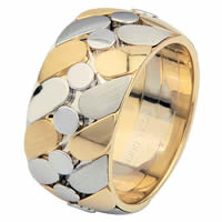 Item # 68725010 - 14 K Two-Tone Wedding Ring