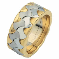 Item # 6872810E - Two-Tone Wedding Ring