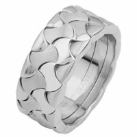 Item # 6872810WE - 18 Kt White Gold Wedding Ring