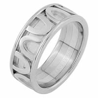 Item # 68743210W - 14 K White Gold Wedding Ring