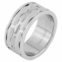 Item # 68749012WE - 18 Kt White Gold Wedding Ring