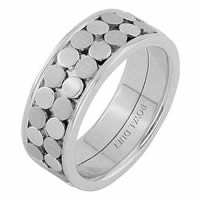 Item # 68750102W - 14 Kt White Gold Wedding Ring