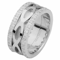Item # 6875610DW - 14 K White Gold Diamond Eternity Ring