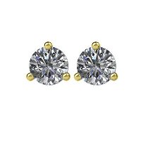 Item # 730333E - 0.33ct Martini Style Diamond  Earrings