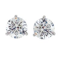 Item # 731503PP - Platinum Diamond earrings