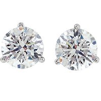 Item # 732003PP - Platinum Diamond Earrings