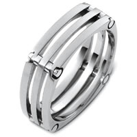 18KWhite Gold Wedding Band