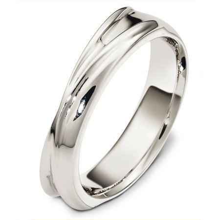 18 Kt White Gold Wedding Band 18 Kt White Gold Wedding Band
