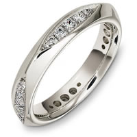 18K White Gold Diamond Wedding Band (0.36ct. tw.)