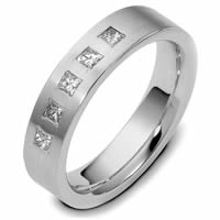 14K White Gold 0.50 CT Diamond Ring.