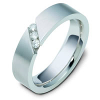 Platinum Diamond Wedding Band