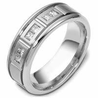 Diamond Platinum Wedding Band.