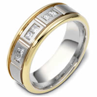 14K Two-Tone Diamond Ring