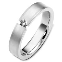 Palladium Diamond Wedding Band (0.09ct.)