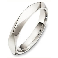18Kt White Gold Wedding Band
