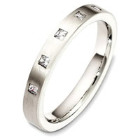 Palladium Diamond Band