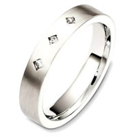 Palladium Diamond Band