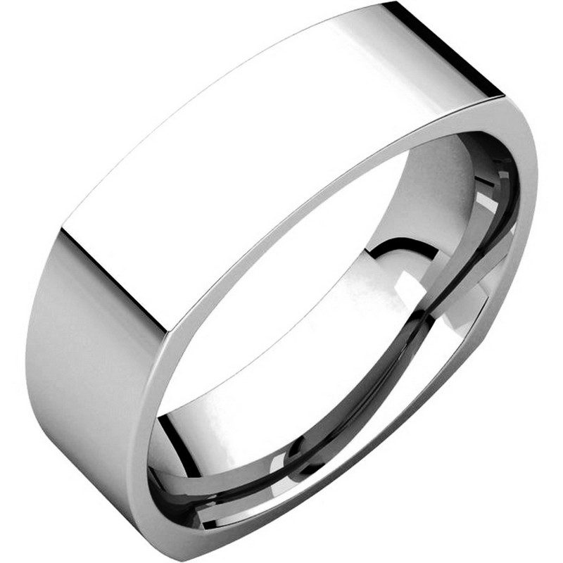 Square wedding rings