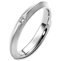 Palladium Diamond Wedding Band