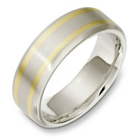 18K Gold Handcrafted Wedding Band