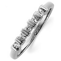 Platinum Diamond Anniversary Band  (0.15ct. tw.)