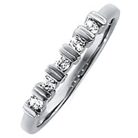 18K Gold Diamond Anniversary Band  (0.15ct. tw.)