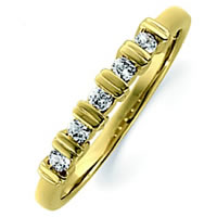 14K Gold Diamond Anniversary Band  (0.15ct. tw.)